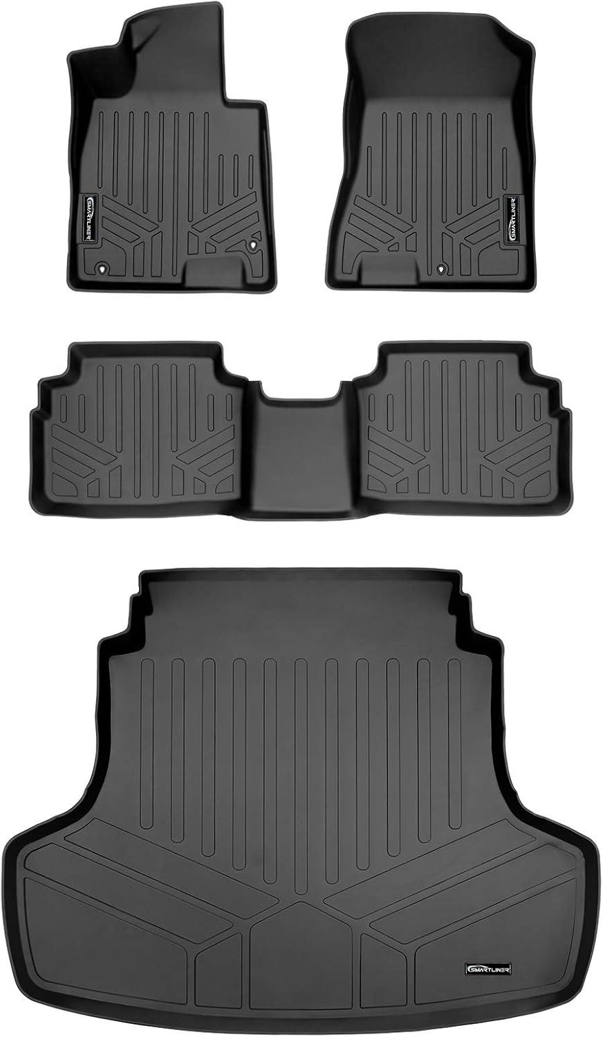 Black Custom Floor Mats and Cargo Liner Set C76332