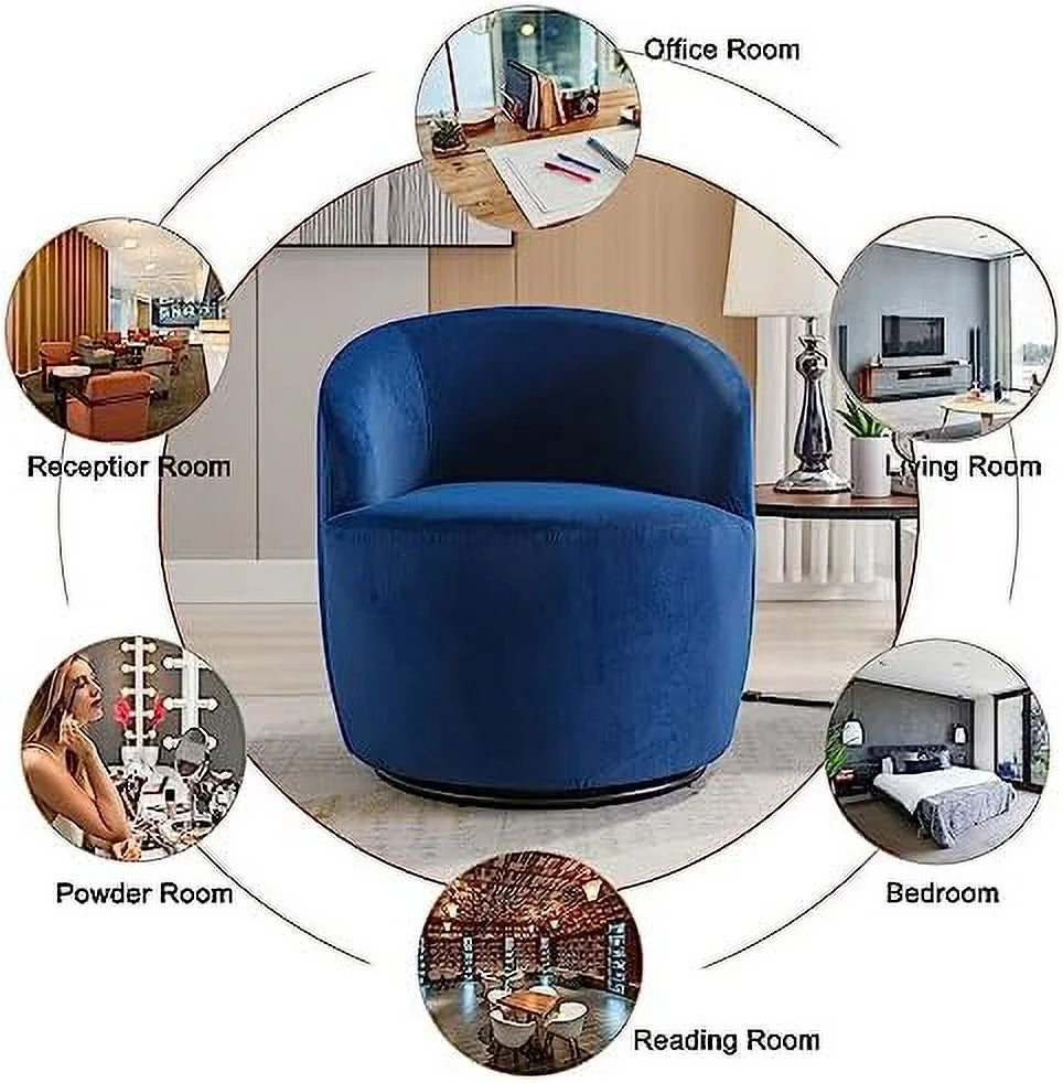 Green Teddy Upholstered Swivel Barrel Chair U43442