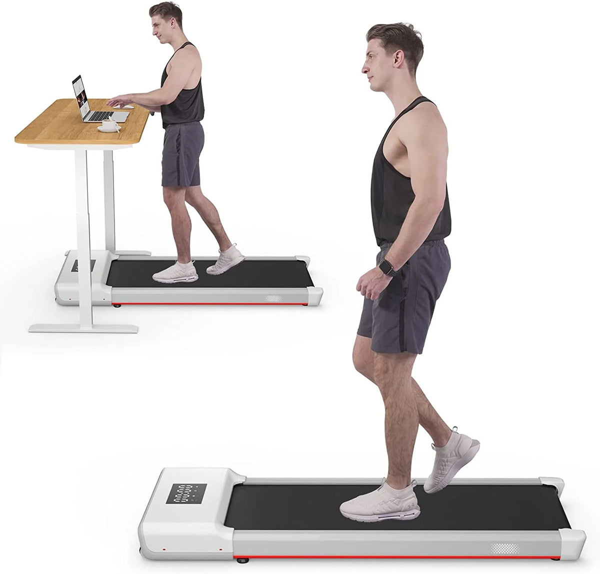 2.5Hp 300lbs Walking Pad Treadmill with Remote Control T650652