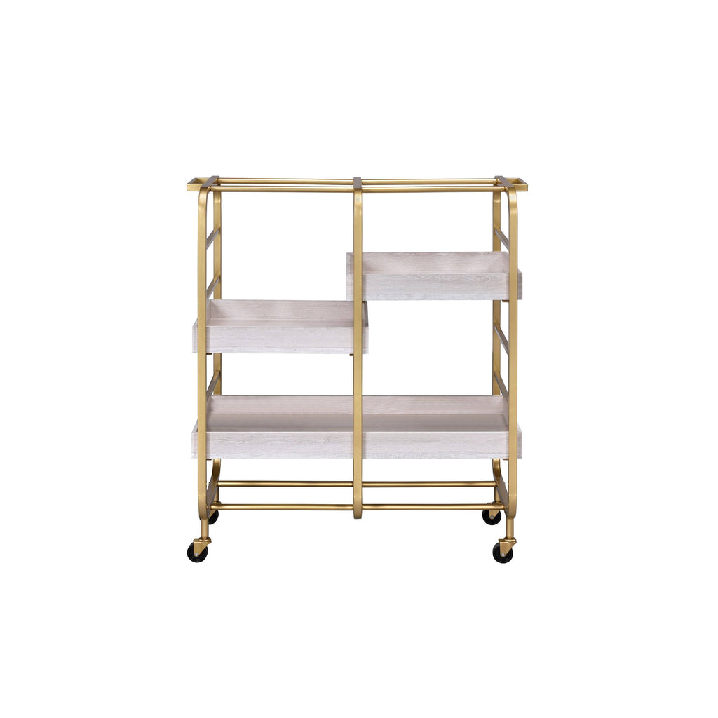 Gold Serving Cart U67690