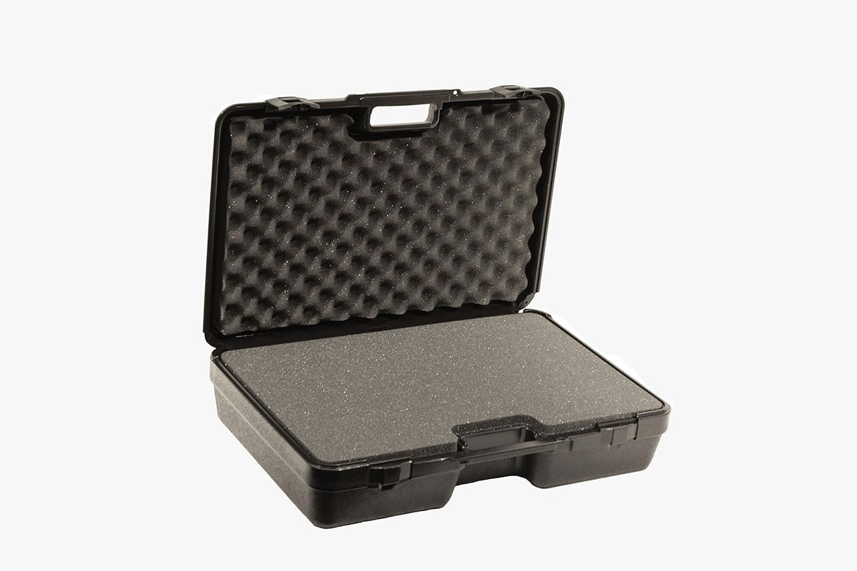 Plastic Carrying Case with Foam, 23" x 15" x 5 5/8", Pack of 2 B169