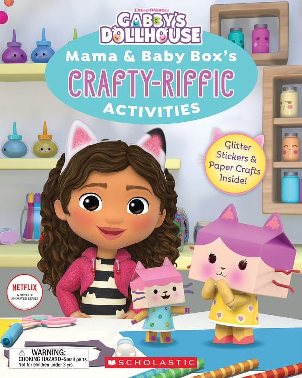 Gabby's Dollhouse Crafty-Riffic Activities Paperback I144