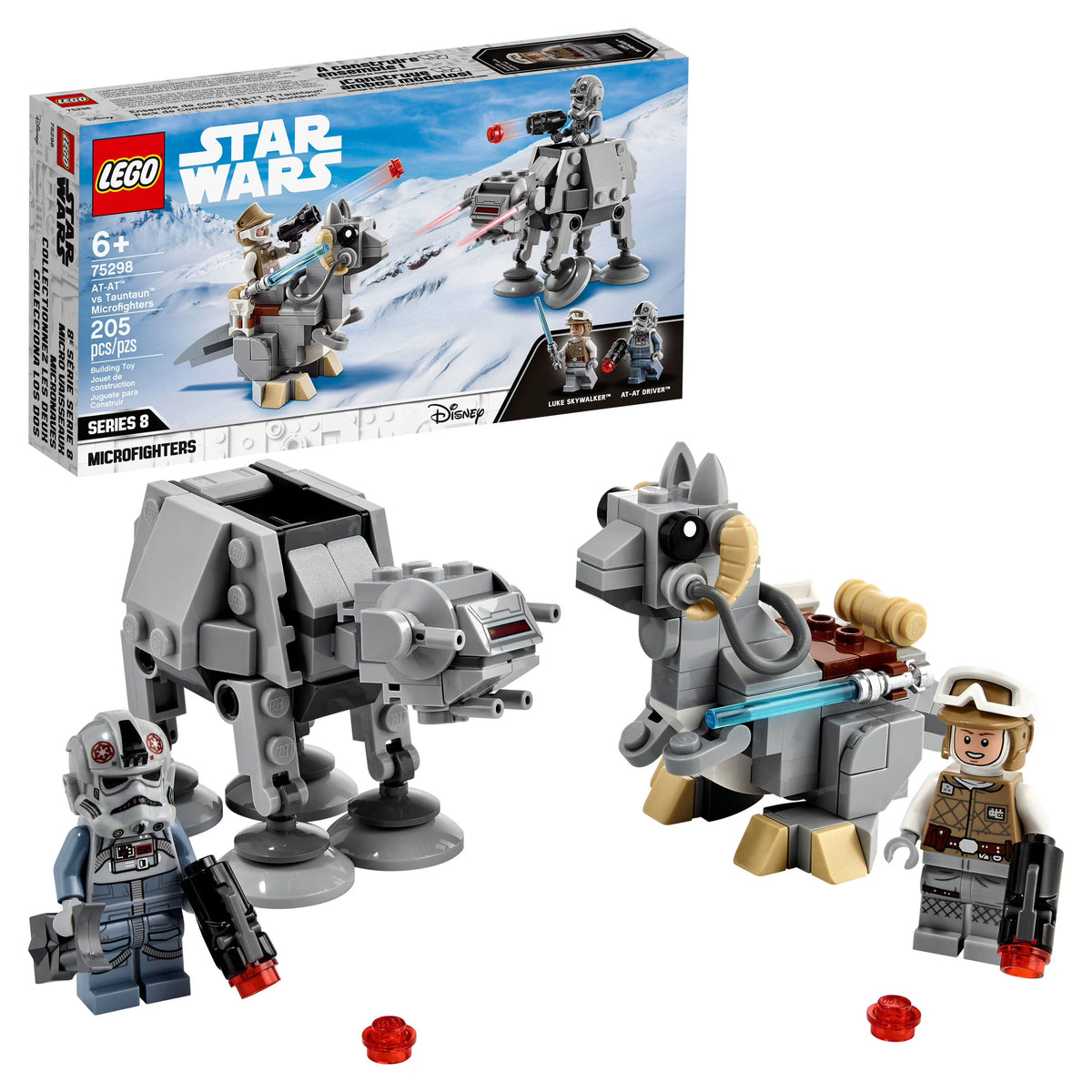 LEGO Star Wars AT-AT vs. Tauntaun Microfighters Building Toy (205 Pieces) N800