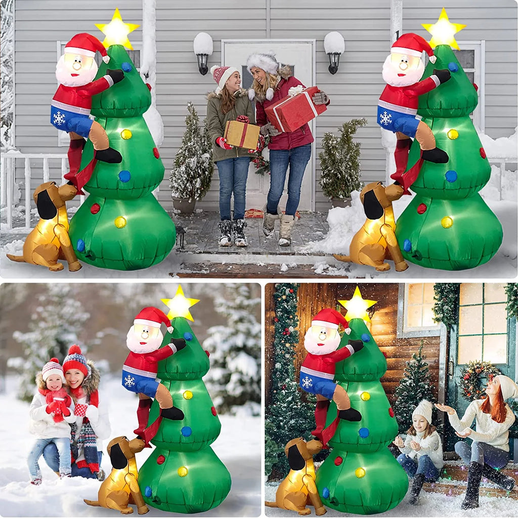 Inflatable Christmas Tree Decoration with LED Lights E276605