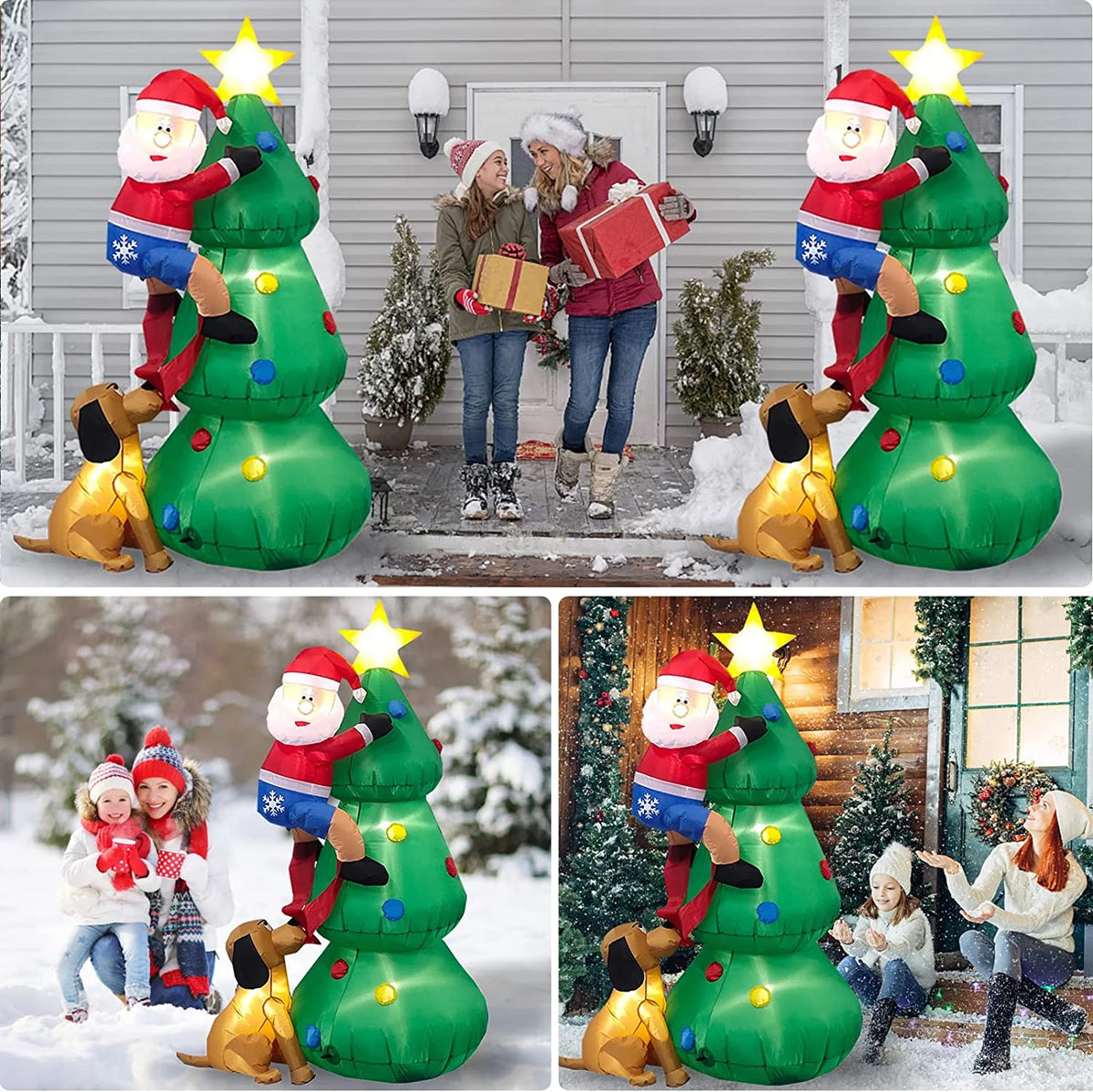 Inflatable Christmas Tree Decoration with LED Lights E276605