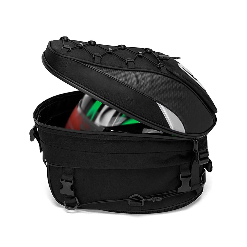 Motorcycle Tail Bag 30L-40L Waterproof Rear Seat Bag X896515