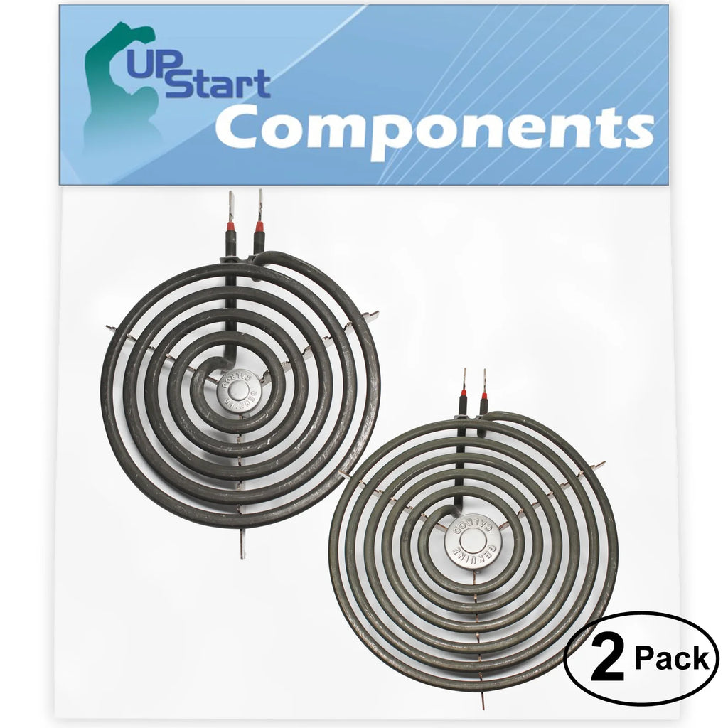 2-Pack 8 inch 6 Turns & 6 inch 5 Turns Surface Burner Elements for Range Stove Cooktop K808