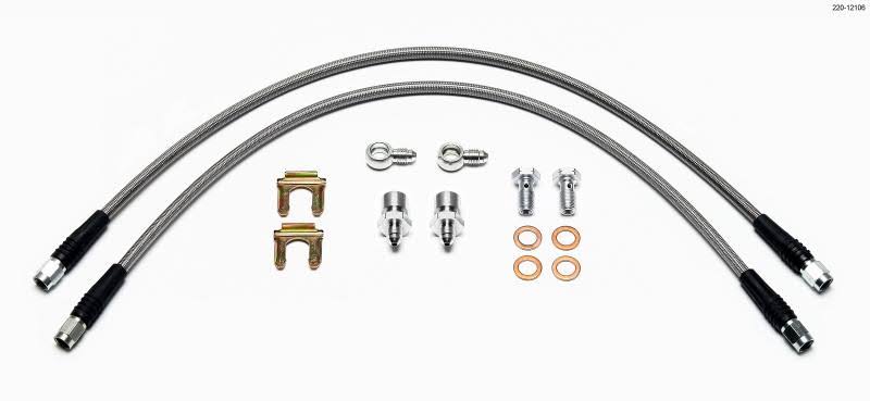 Flexline Kit D52 Caliper 22in w/ Banjo 10mm -3/8-24 Chassis J566589
