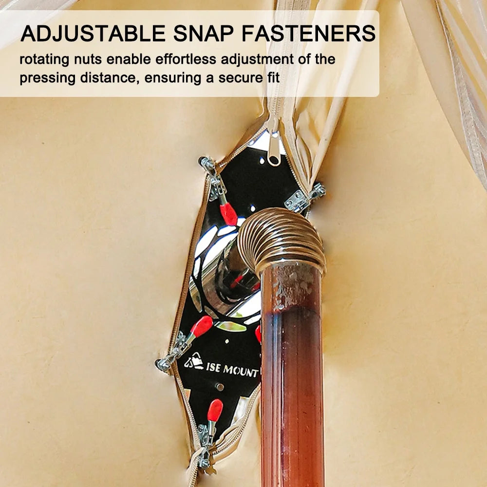 Tent Chimney Anti Scald Plate Clip on Stove Jack Protector U955393