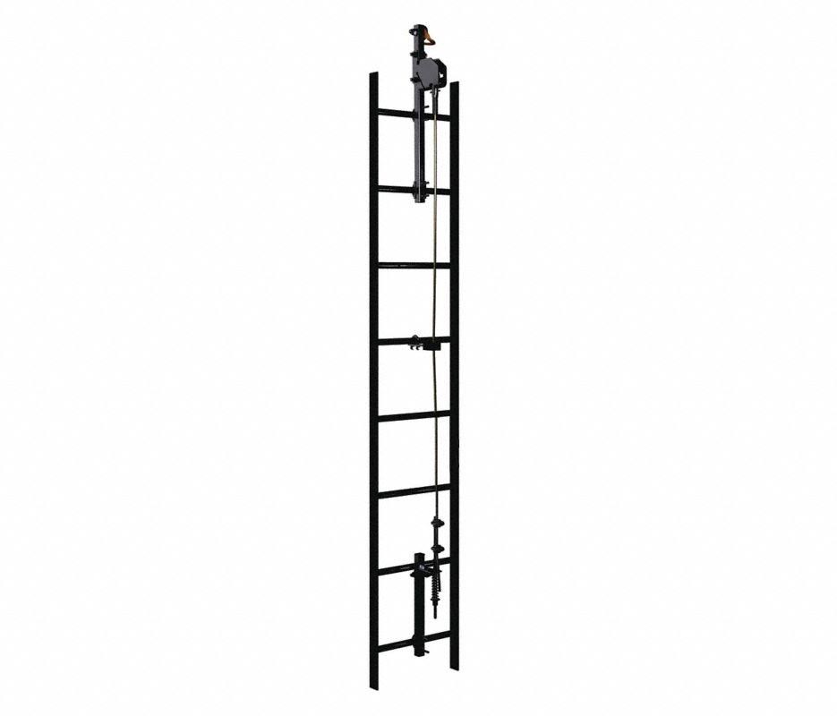 Galvanized Steel Cable Vertical Safety System 70ft X2735