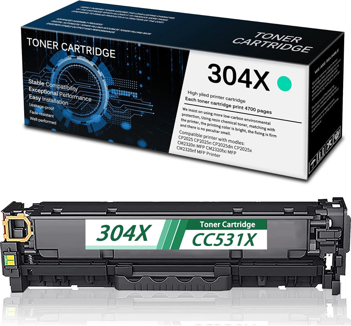 Cyan High Yield Toner Cartridge Replacement T978