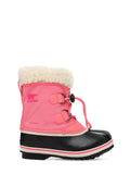 Kids Waterproof Nylon Canvas Boots Pink 11 H809663