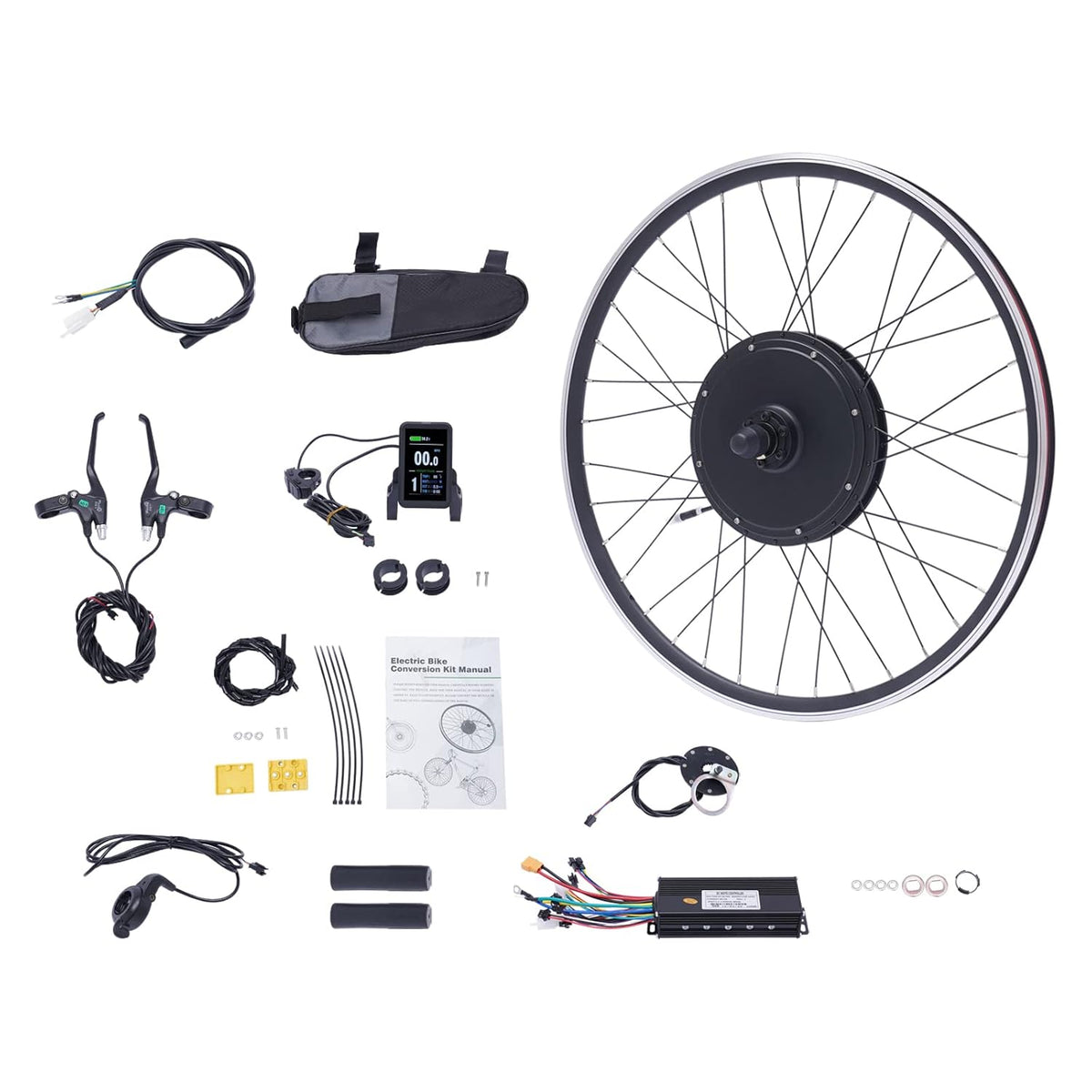 48V 1000W Electric Bicycle Front Hub Motor Conversion Kit S234915