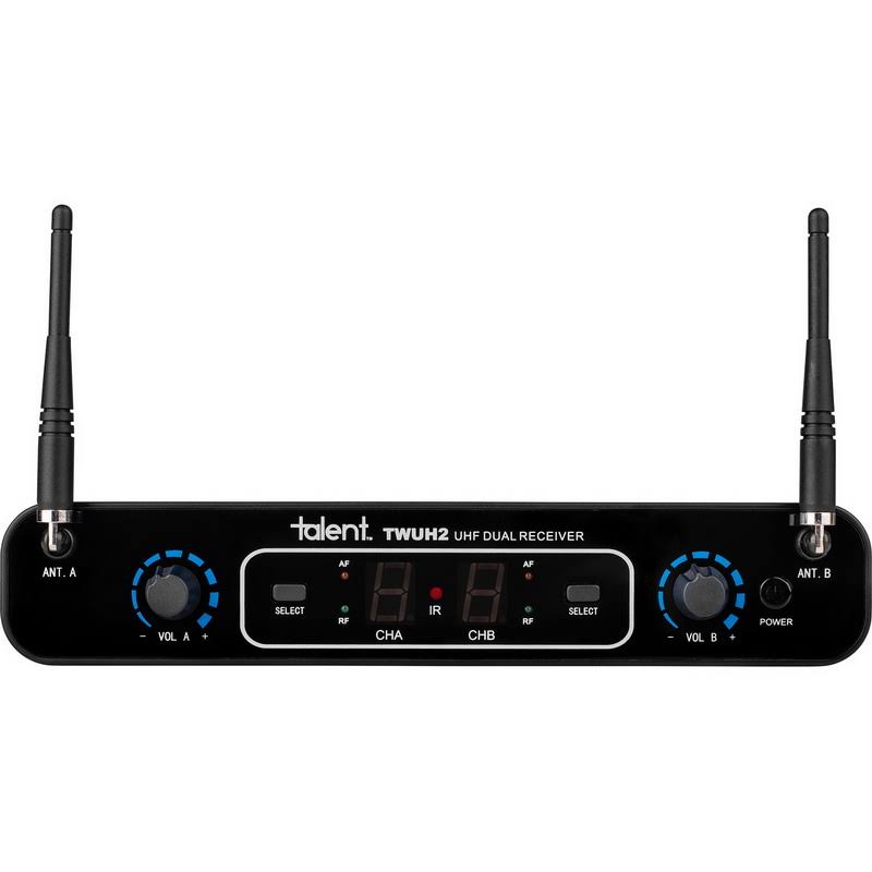 Wireless UHF Dual Handheld Microphone System X855