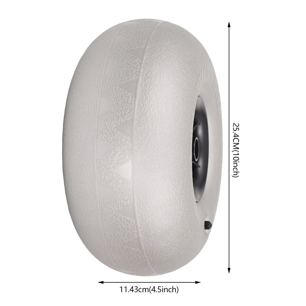 2PCS Inflatable Beach Wheels for Kayak Dolly Cart Q300