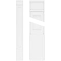 Flat Panel PVC Pilaster with Decorative Capital & Base (Pair) F6722