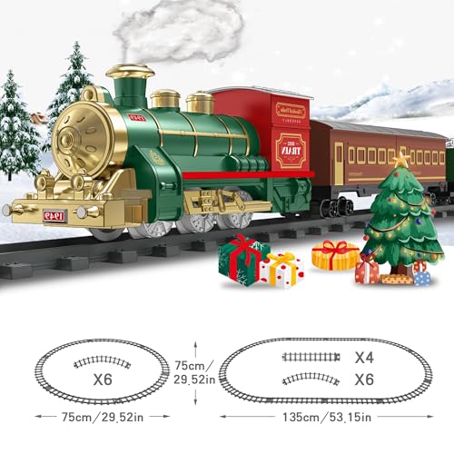 Electric Train Set with Smoke Light & Sound L980979