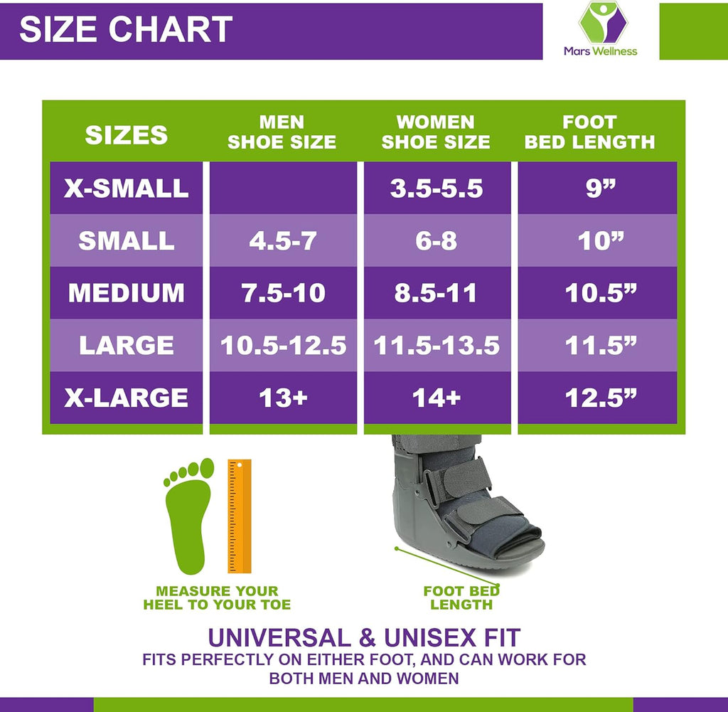 Tall Air Cam Walker Fracture Ankle Foot Stabilizer Boot H13839