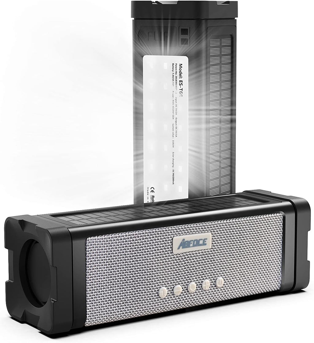 IPX7 Waterproof 20W Portable Bluetooth Speaker with 27 LEDs Y8687