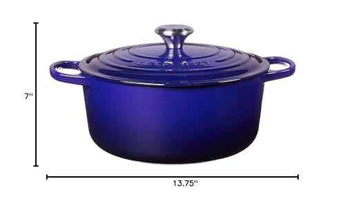 5.5 qt. Enameled Cast Iron Round Dutch Oven V47348