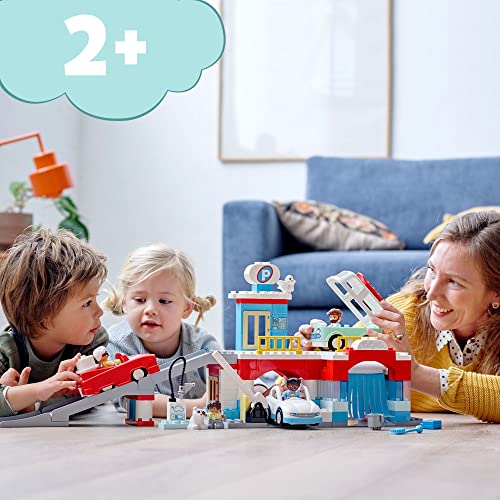 Parking Garage and Car Wash Set with Garage, Gas Station & Toy Cars Z7097