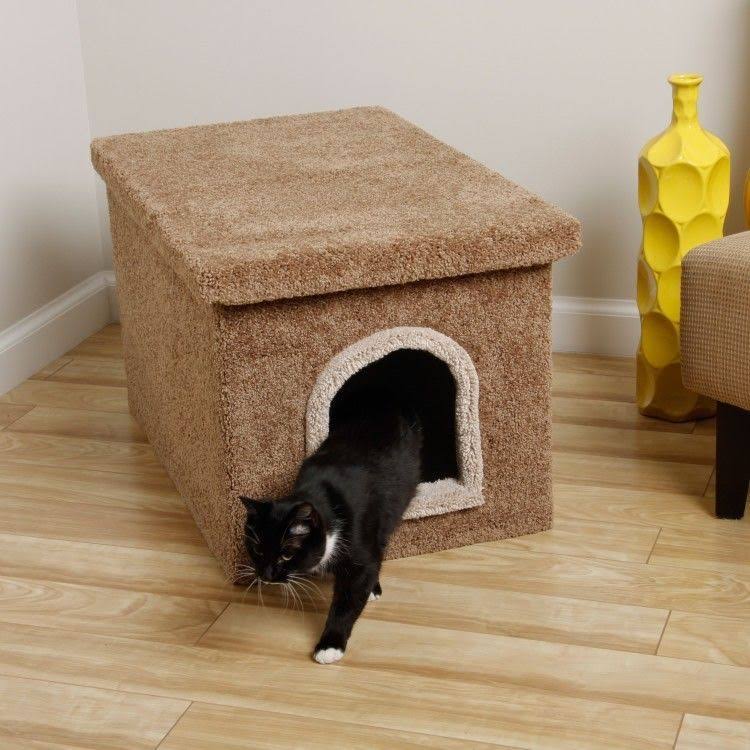 Solid Wood Cat Condo V820256