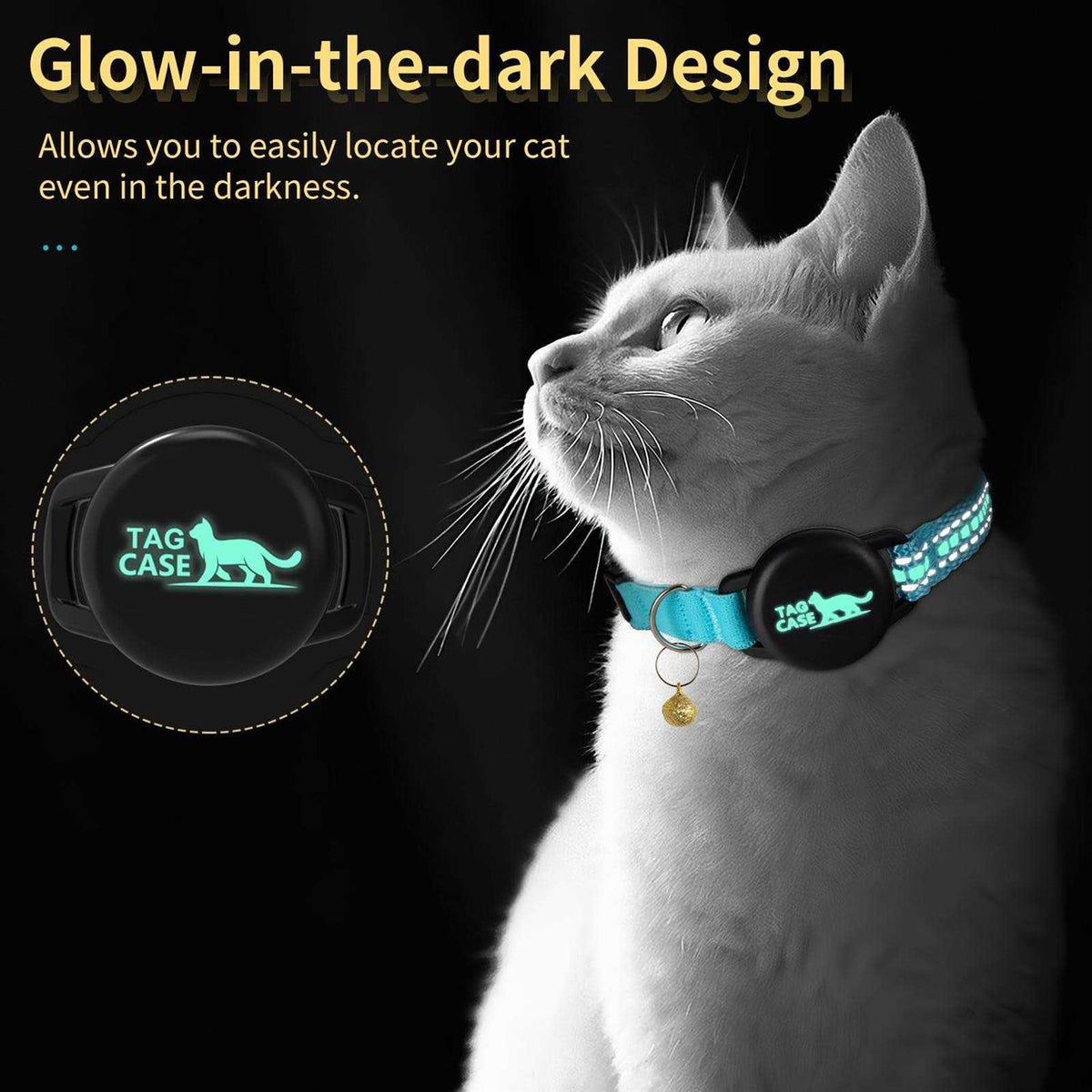 Airtag Cat Collar with Airtag Holder D993918