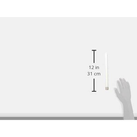12 Pc Pure White Tapers Candles Q589