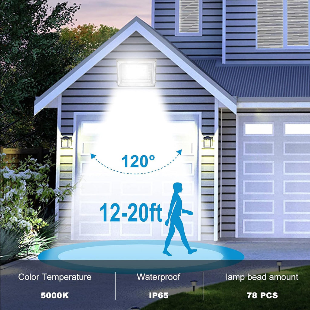 80W LED Wall Pack Light 5000K IP65 Waterproof P404862
