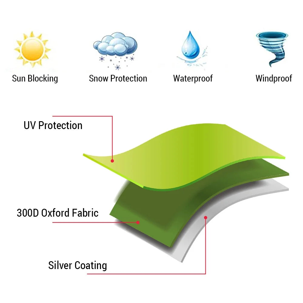 Windproof Waterproof Backpacking Tent for 1/2 Person Double Layer E5571