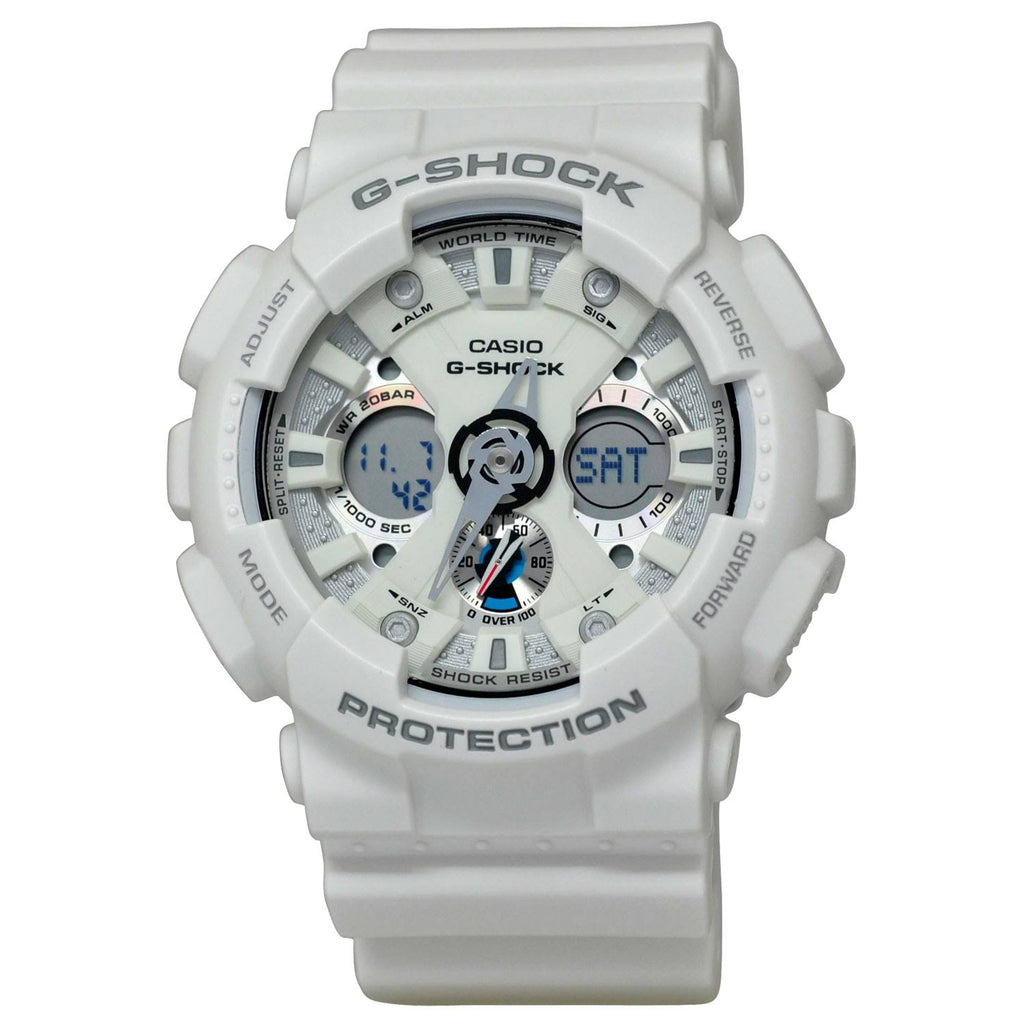 White Analog Digital Anti-magnetic G-Shock Watch B703
