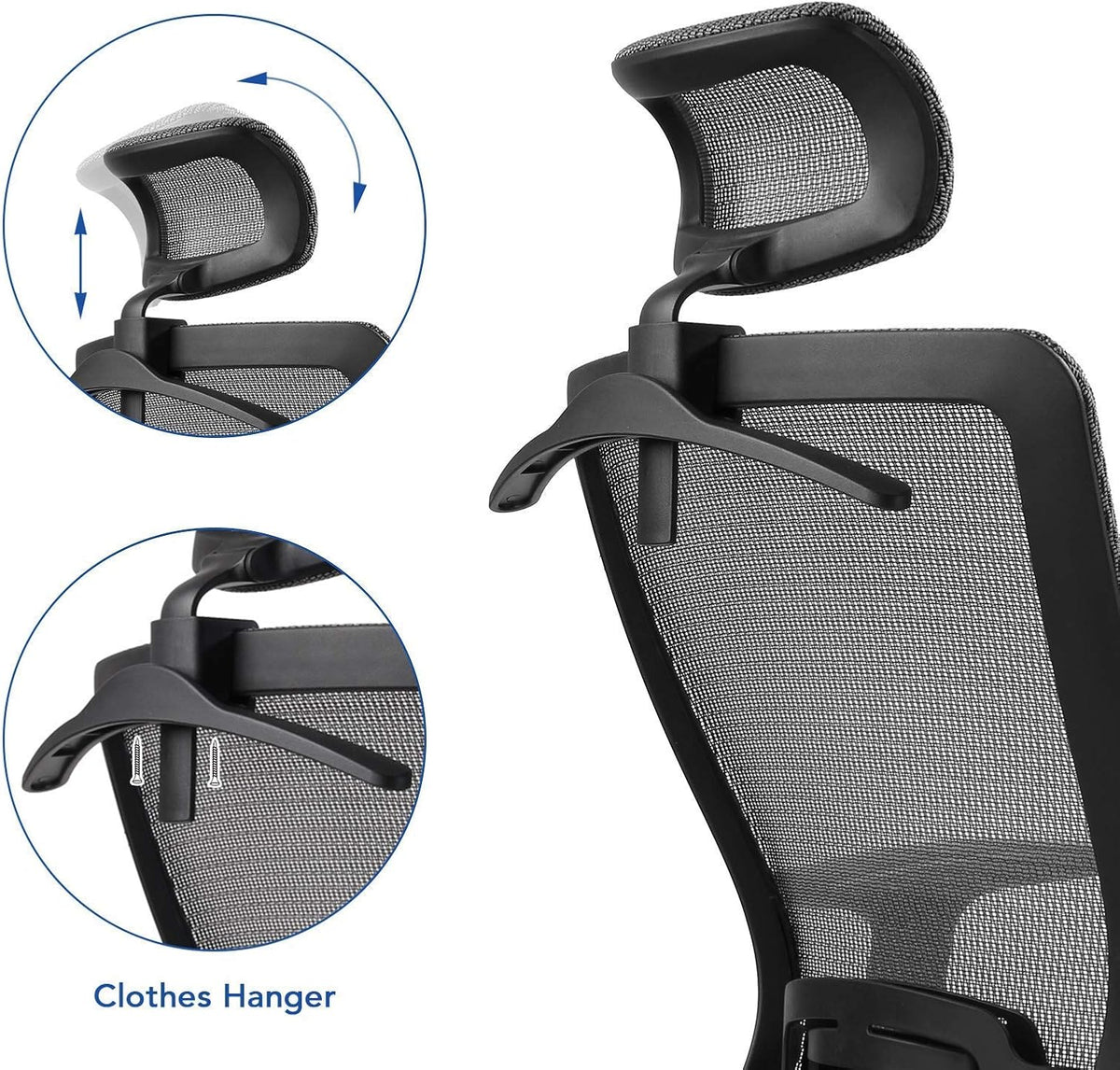 Black Mesh Ergonomic Office Chair N16424