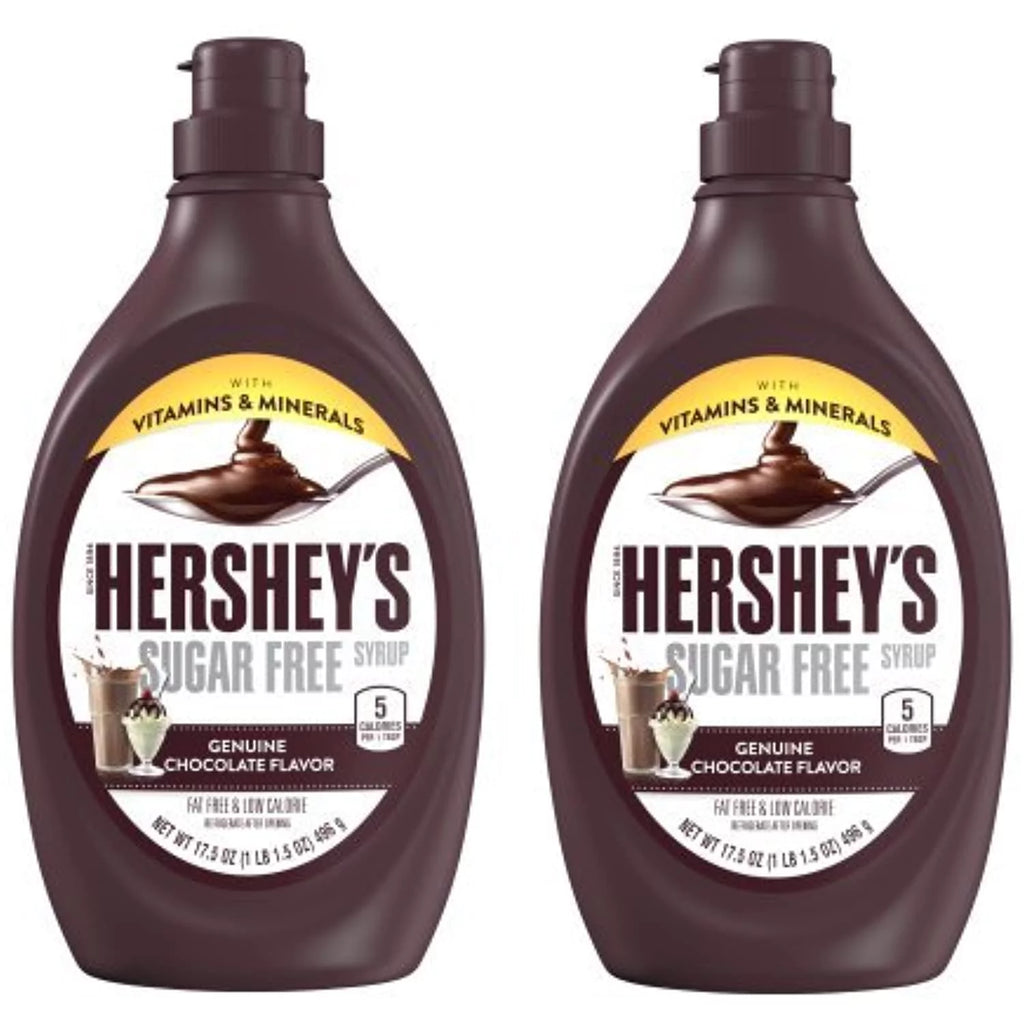 Sugar Free Milk Chocolate Syrup, 17.5 Oz (Pack of 2) L39583