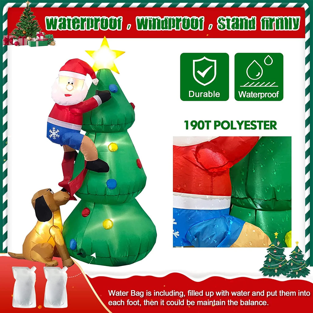 Inflatable Christmas Tree Decoration with LED Lights E276605