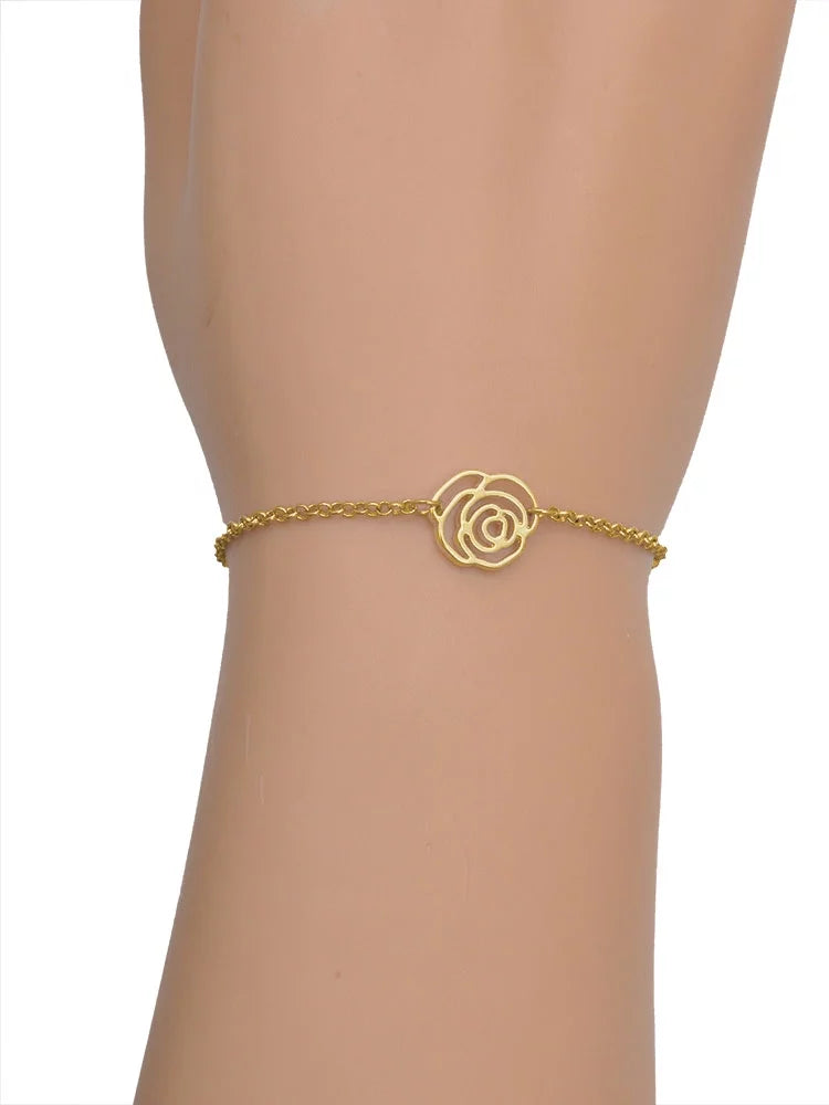 Gold-tone Link Chain Bracelet L24150