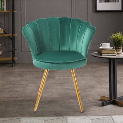 Green Velvet Accent Chair N37225