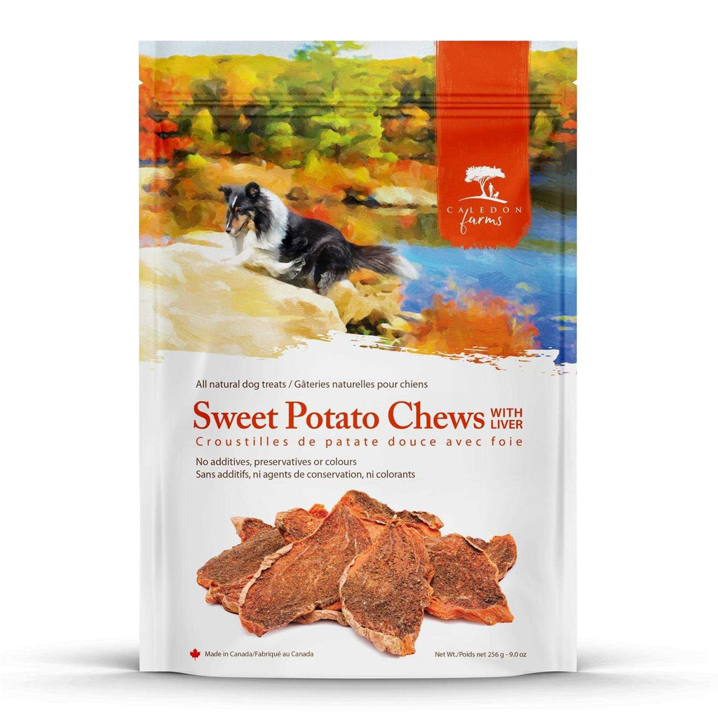 Sweet Potato Chews Dog Treats with Liver A7317