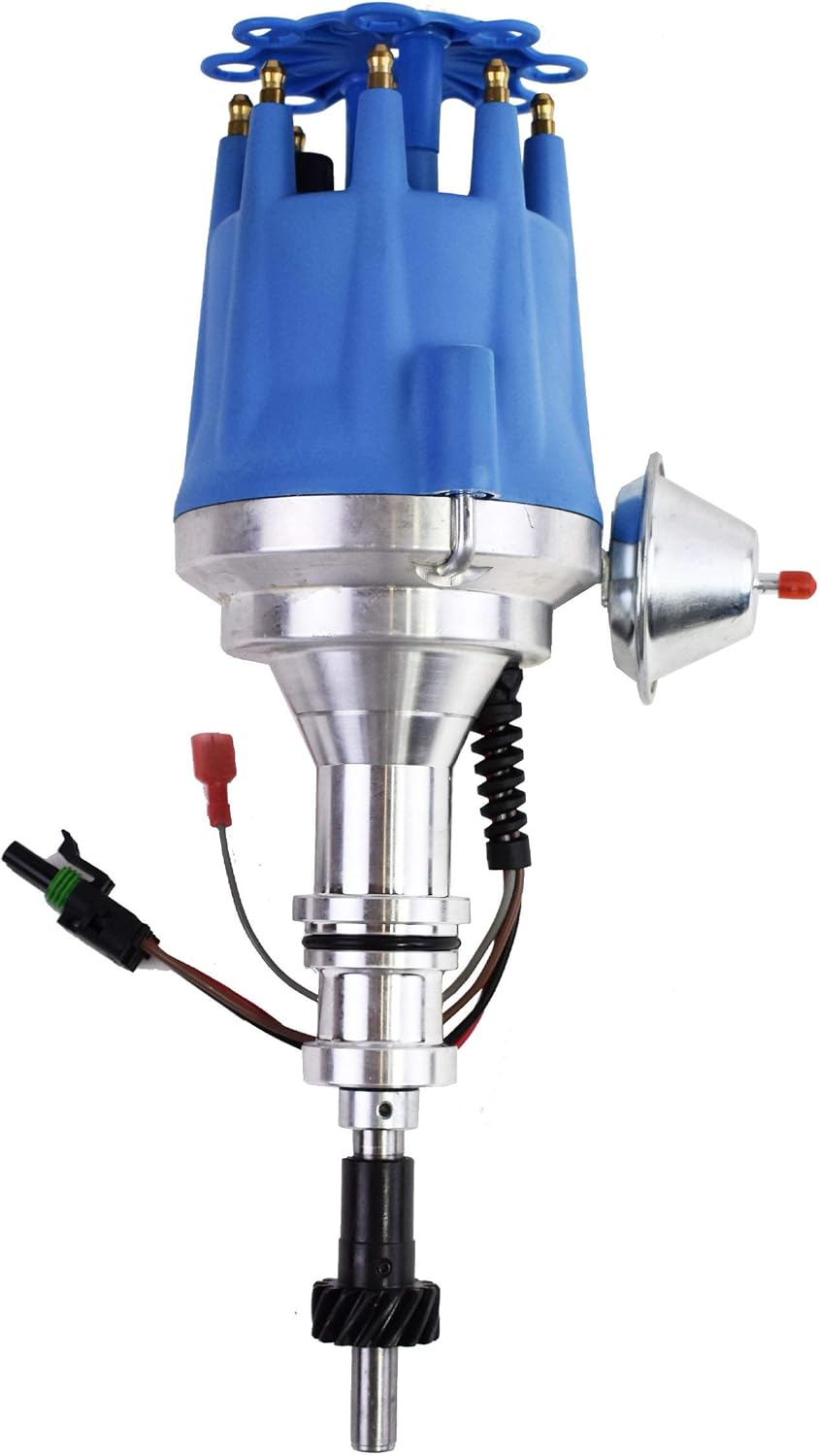 Blue V8 Engine Distributor X5110