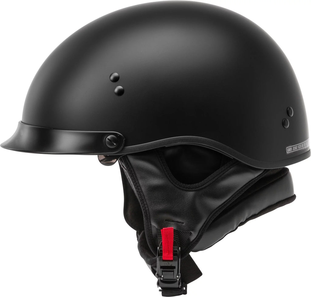 Half Helmet Matte Black L289