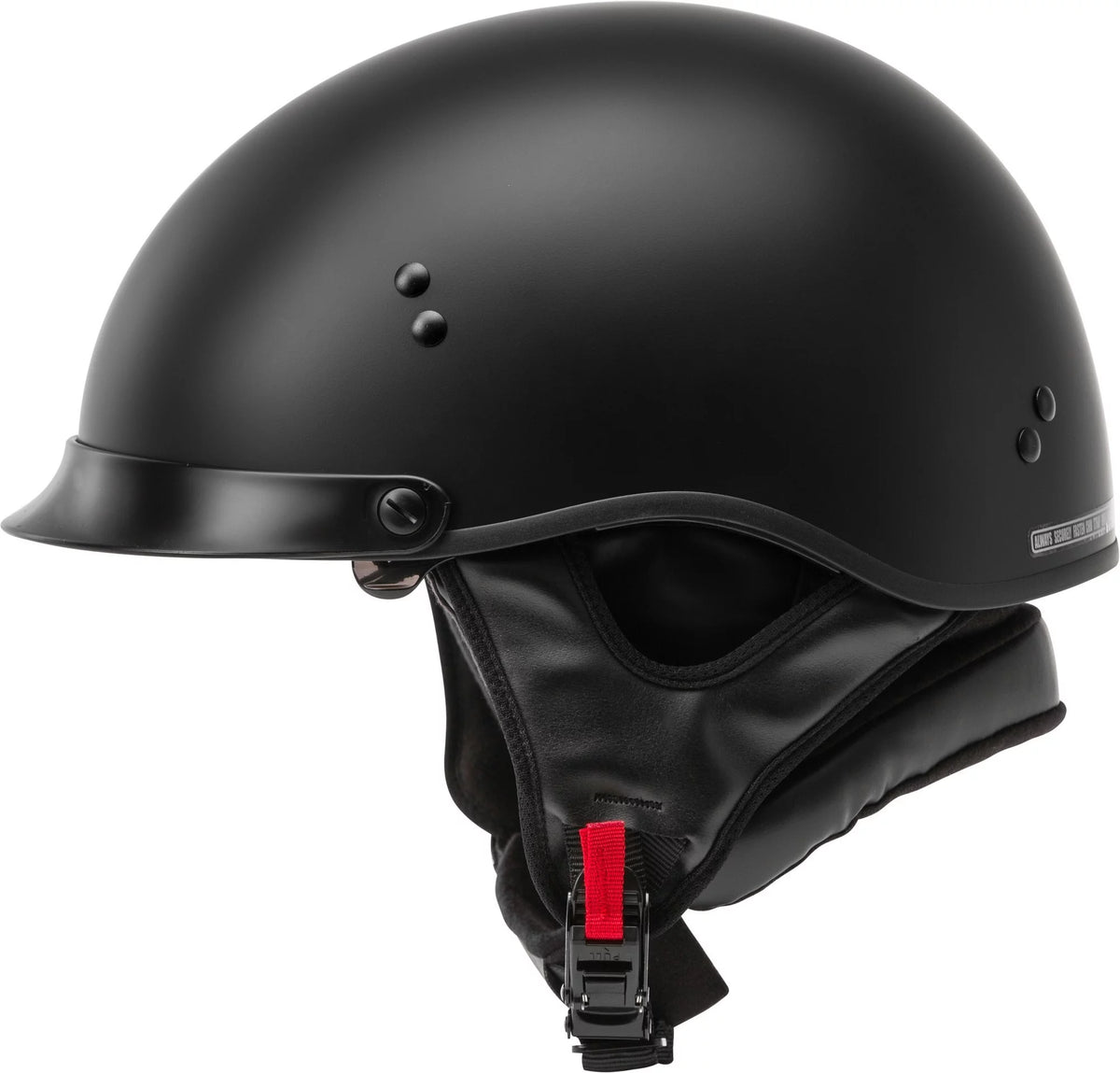 Half Helmet Matte Black L289