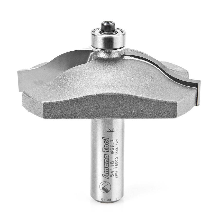 Carbide Tipped Ogee Raised Panel 3/4 Radius x 2-5/8 Dia x 5/8 x 1/2 inch Shank X827146