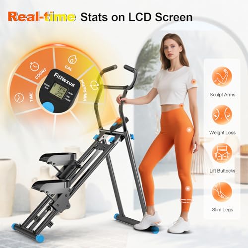Compact Vertical Stepping Exercise Equipment with LCD Monitor U21312