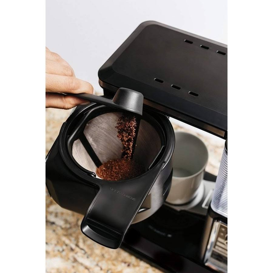 Single Serve and Carafe Coffee System with Built in Frother B22163