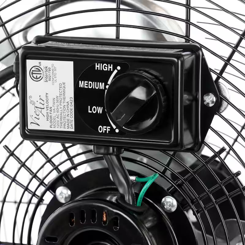 14 Inch 3 Speed Metal Floor Fan V719