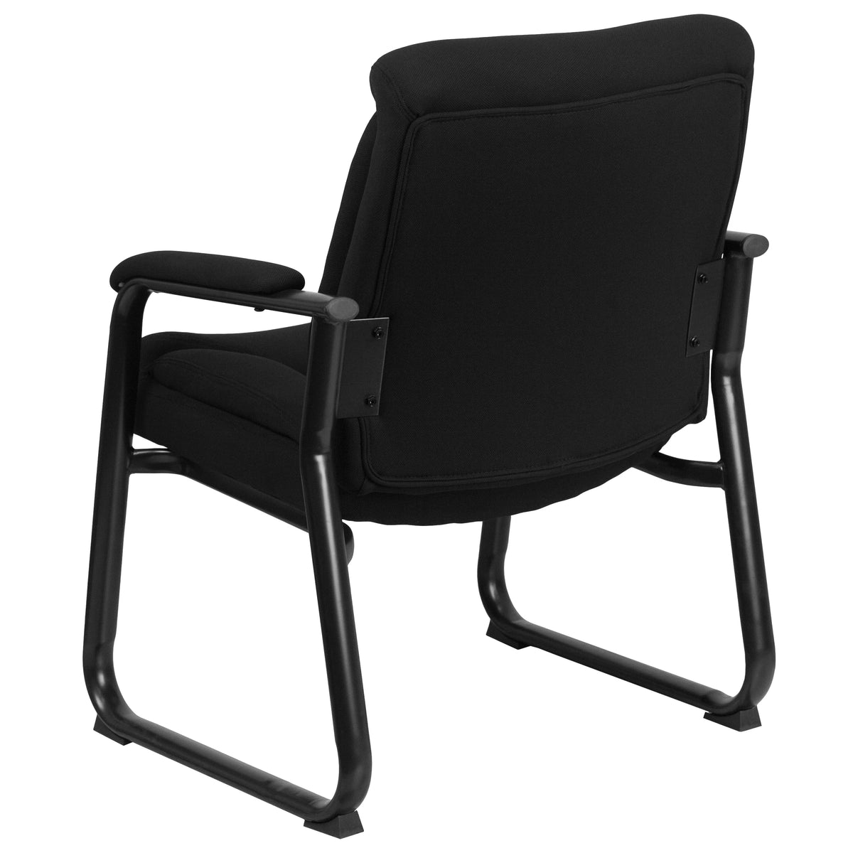 Black Fabric Big and Tall Executive Office Side Chair O71593