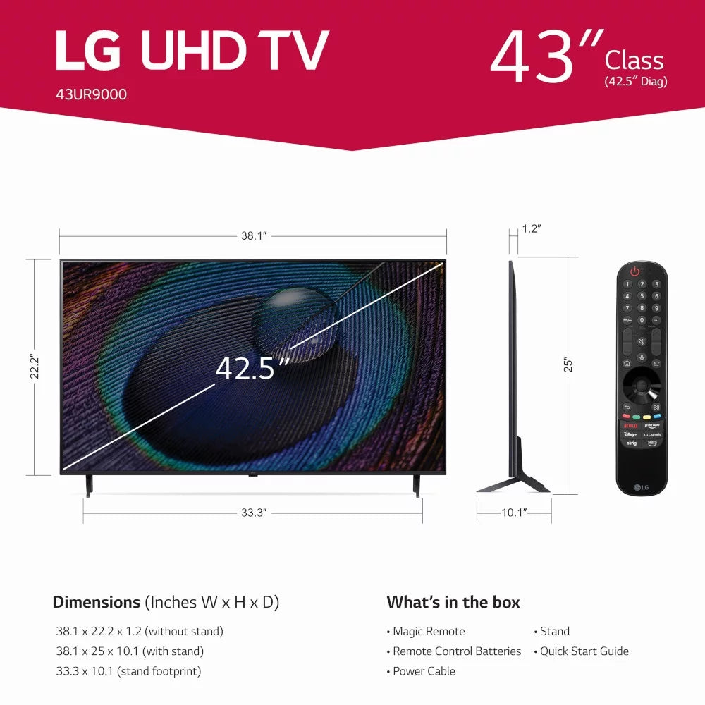 43 Class 4K UHD Smart TV with HDR K9375