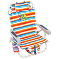 2-Pack Lay Flat Reclining Beach Chair H7549