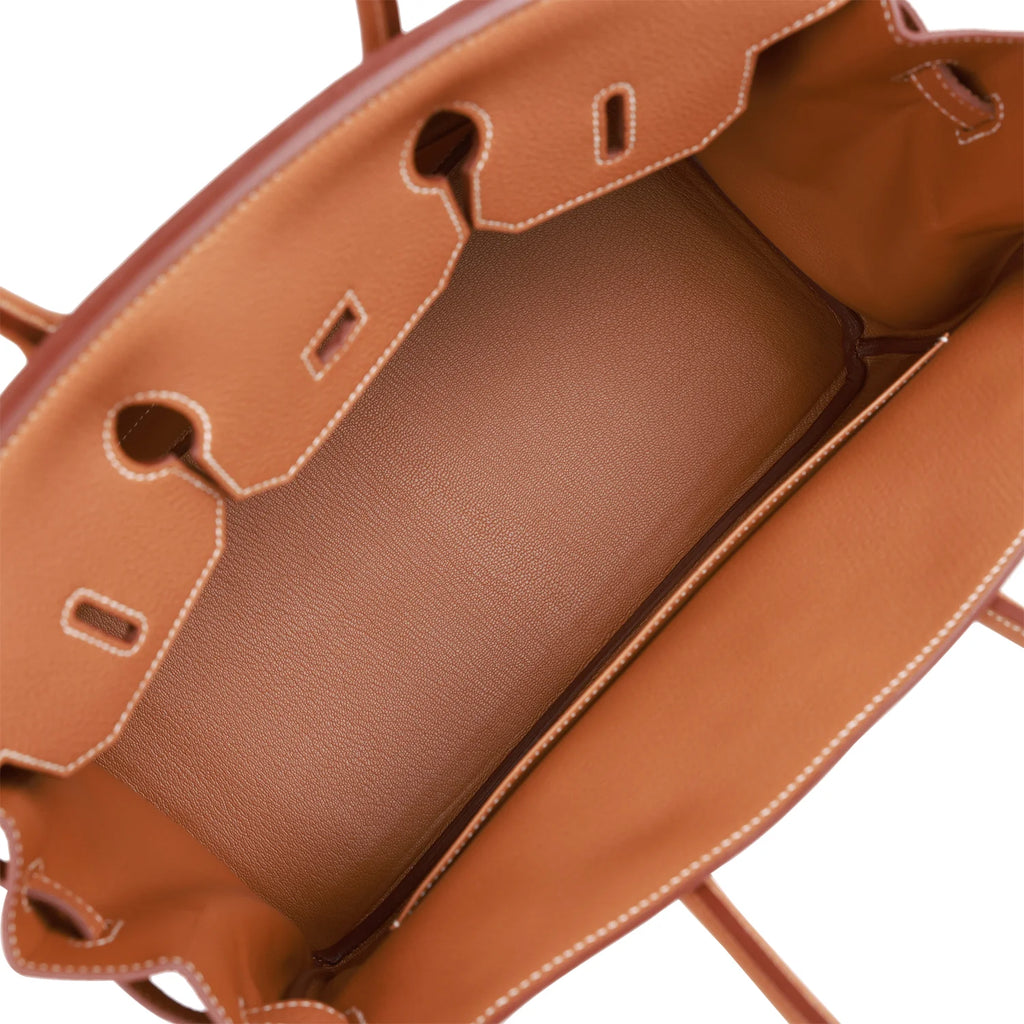 Gold Togo Palladium Hardware Bag D5154