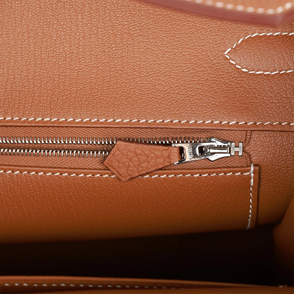 Gold Togo Palladium Hardware Bag D5154