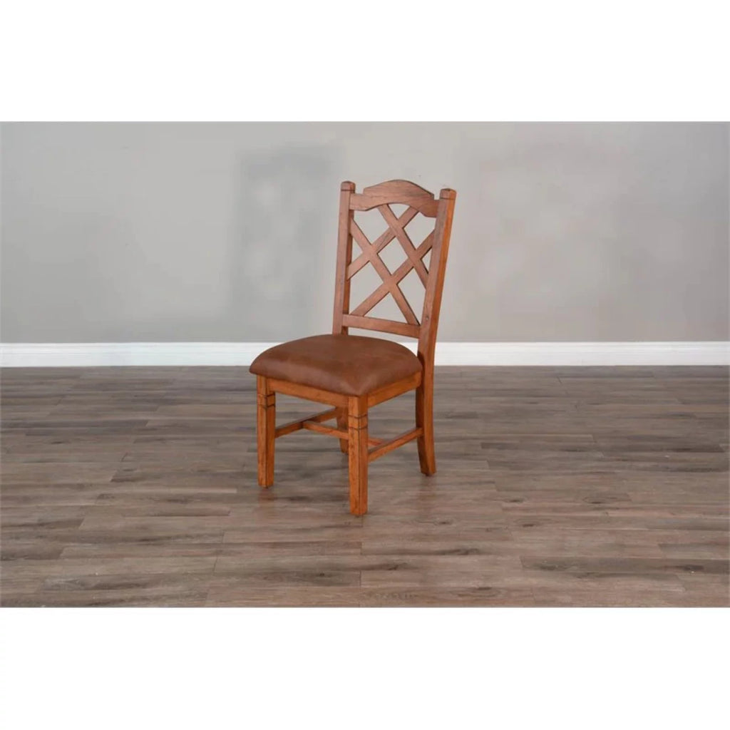 Crossback Chair with Cushion Seat Q109